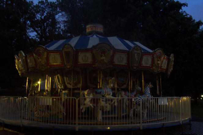 Empty carousal in Boston Commons