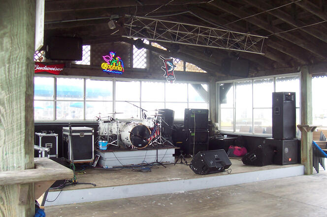 What was once a stage for fun and comradery, is now a empty memory of that final moment